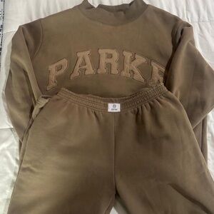 Parke Tan Jogger Set